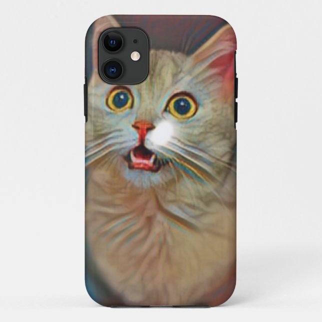 Adorable Cat Artwork Case-Mate iPhone Hülle (Rückseite)