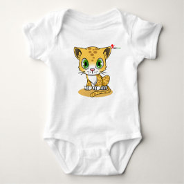 Adorable Cat Baby Bodysuit Baby Strampler