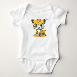 Adorable Cat Baby Bodysuit Strampler