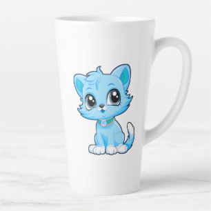 Adorable Cat Cartoon Milchtasse