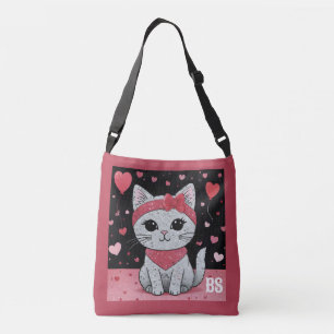 Adorable Cat in Disguise - Purfekt Valentingenuss Tragetaschen Mit Langen Trägern