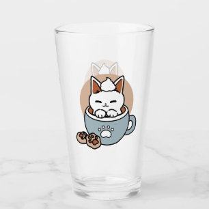 Adorable Cat in Tasse Holiday Design - Katze & Kak