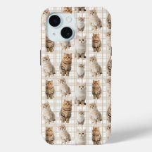 Adorable Cat iPhone 15 Phone Case