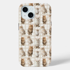 Adorable Cat iPhone 15 Phone Case