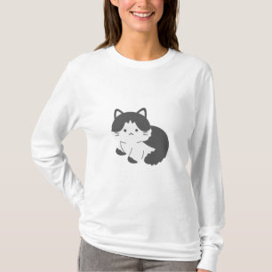 Adorable Cat Long Sleeve T - Shirt