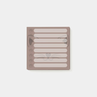 Adorable Cat Personalisiert Post-it-Notizen Post-it Klebezettel