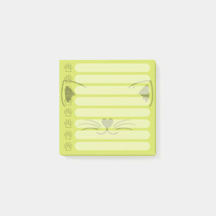 Adorable Cat Personalisiert Post-it-Notizen Post-it Klebezettel