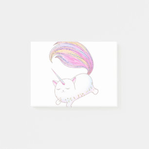 Adorable Caticorn Post-it Klebezettel