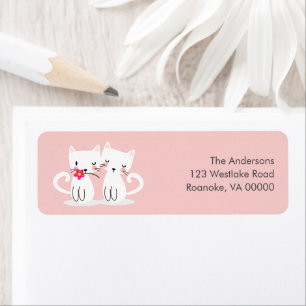 Adorable Cats Valentinstag Personalisiert