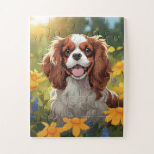 Adorable Cavalier King Charles Spaniel Puzzle