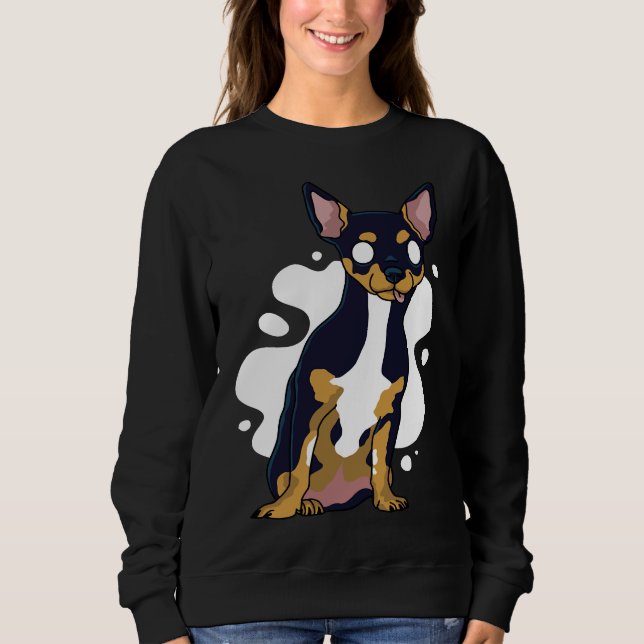 Adorable Chihuahua Dog Funny Chihuahua Sweatshirt (Vorderseite)