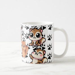 Adorable Chipmunk-Tasse - Niedlich & gemütlich Des Kaffeetasse