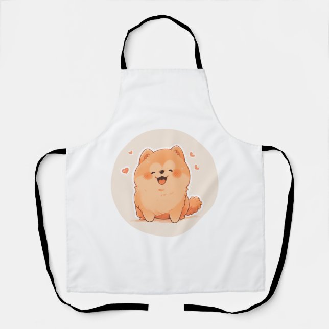 Adorable Chow Chow Classic T - Shirt (2) Schürze (Vorderseite)