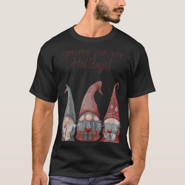 Adorable Christmas Gnomes With Holiday Cheer T Shi T-Shirt (Vorderseite)