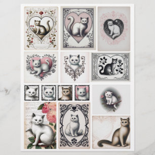 Adorable Collection Katze Ephemera