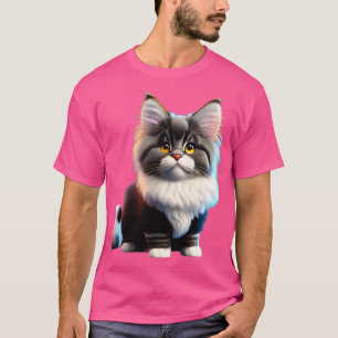 Adorable Coole Niedliche Katzen und Kätzchen 34 T-Shirt