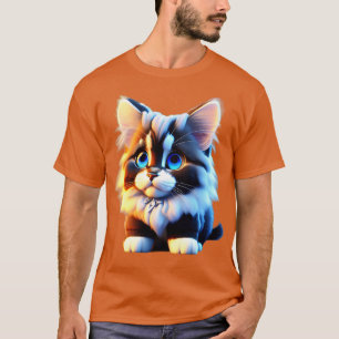 Adorable Coole Niedliche Katzen und Kätzchen 38 T-Shirt