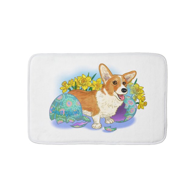 Adorable Corgi Badematte (Vorderseite)