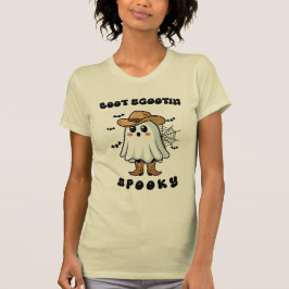 Adorable Cowboy Ghost Halloween T-Shirt