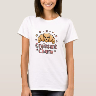 Adorable Croissant Graphics for Pastry Fans T-Shirt