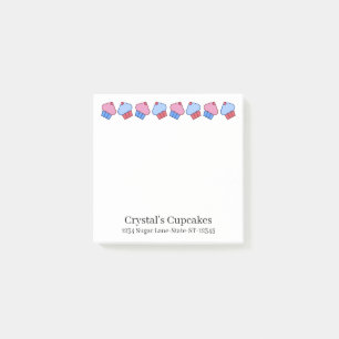Adorable Cupcake Personalisiert Post-it Klebezettel