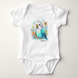 Adorable Custom Baby Budgie Bodysuit Strampler
