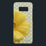 Adorable Daisy, Blume, Polka Dots - Personalisiert Case-Mate Samsung Galaxy S8 Hülle<br><div class="desc">Adorable gelbe Sauce auf Polka Punkte mit Ihrem Namen.</div>