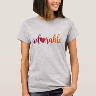 "Adorable"-design1 von Maaya Prints, Women's T-Shirt
