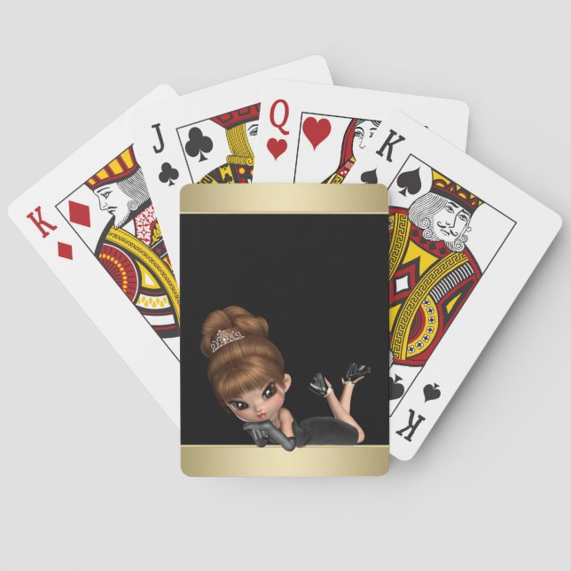Adorable Diva Princess Spielkarten (Rückseite)