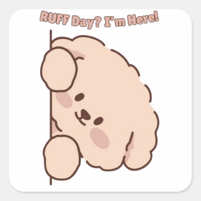 Adorable Dog Lover Sticker  (Vorderseite)