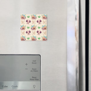 Adorable Dog Muster Magnet