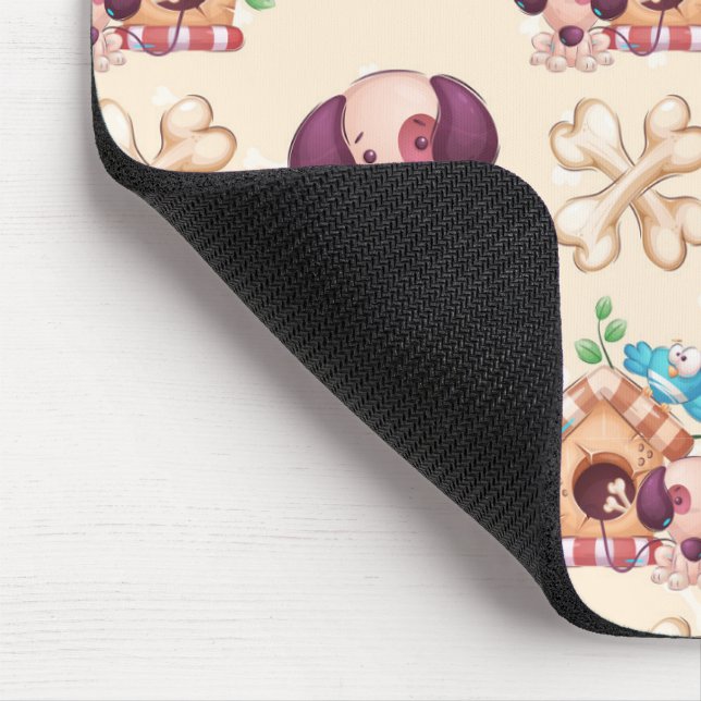 Adorable Dog Muster Mousepad (Ecke)