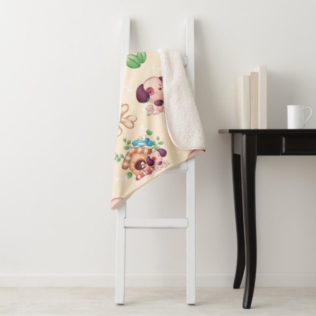 Adorable Dog Muster Sherpadecke (Beispiel)