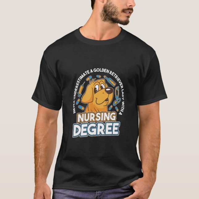 Adorable Dog Nurse Design Perfect for Veterinary T-Shirt (Vorderseite)