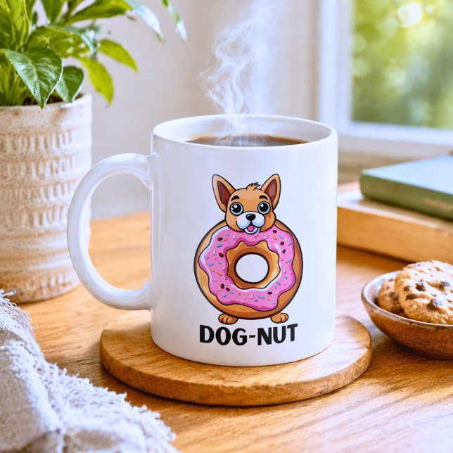 Adorable Dog Nut Kaffeetasse (Von Creator hochgeladen)