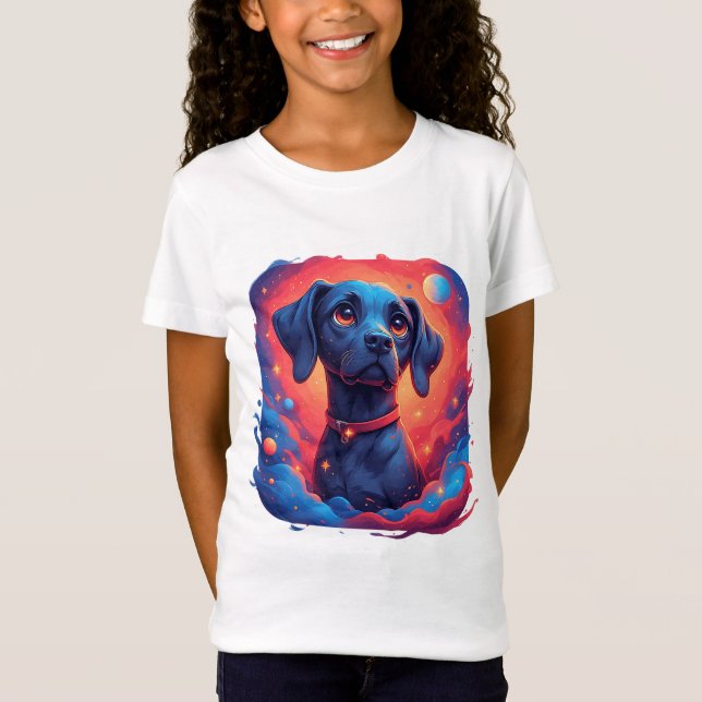 Adorable Dog Portrait T-Shirt (Vorderseite)