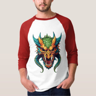 Adorable Dragon Mascot Skull - Ultra-Realistisch T-Shirt
