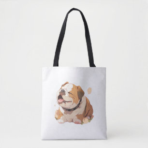 Adorable English Bulldog Classic T - Shirt (4)