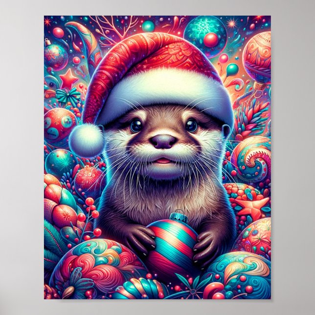 Adorable festliche Weihnachtsfeier Poster (Vorne)