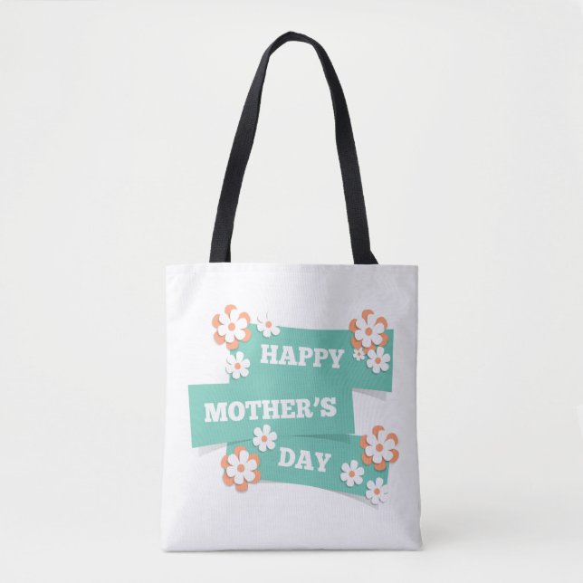 Adorable Floral Happy Mother Day | Tasche (Vorderseite)