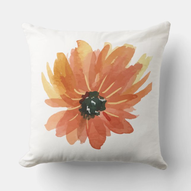 Adorable floral niedlich chic Familie trendy moder Kissen (Vorderseite)