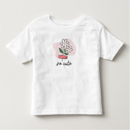 Adorable Flower Toddler T-Shirt | Cute Kids Wear