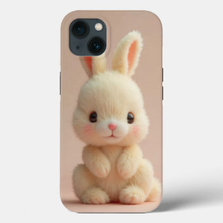 Adorable Fluffy Bunny iPhone 13 Fall Case-Mate iPhone Hülle