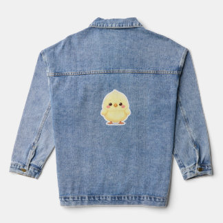Adorable Fluffy Chibi Chick Jeansjacke
