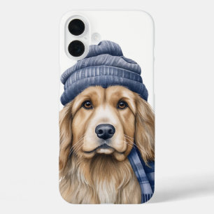 ADORABLE FLUFFY GOLDEN RETRIEVY PUPPY HUND iPhone 16 PLUS HÜLLE