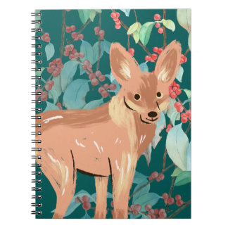 Adorable Fox Notebook Cover - Nature Inspiriert Ar Notizblock
