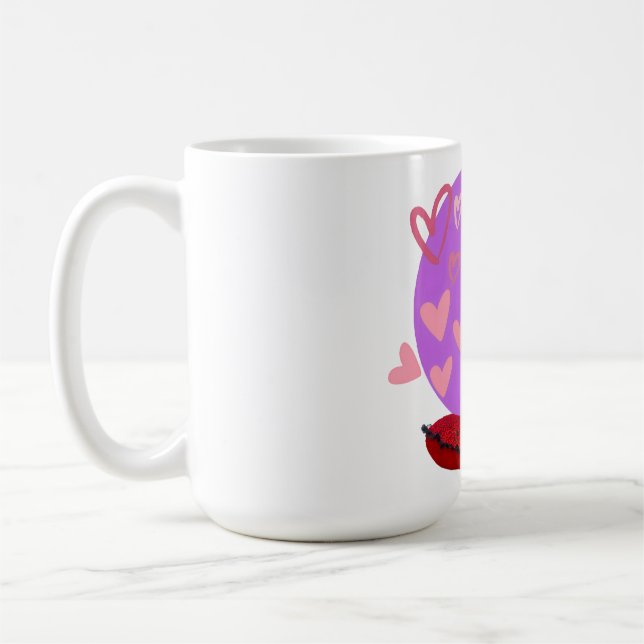 Adorable frienchie puppy with hearts  kaffeetasse (Links)