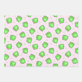 Adorable Frogs Collection - Niedliche Froschthemen Geschenkpapier Set