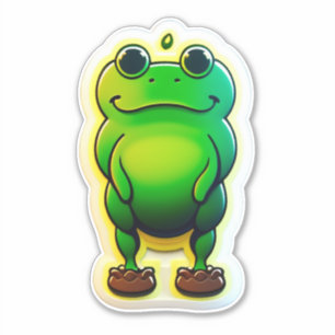 Adorable Froschkleber für jeden Anlass Aufkleber