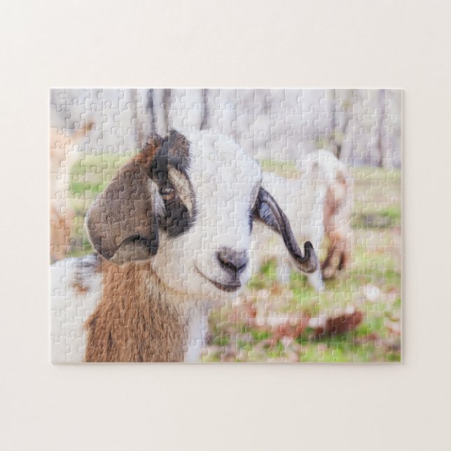 Adorable & Fun Baby Goat Animal Jigsaw Puzzle (Horizontal)